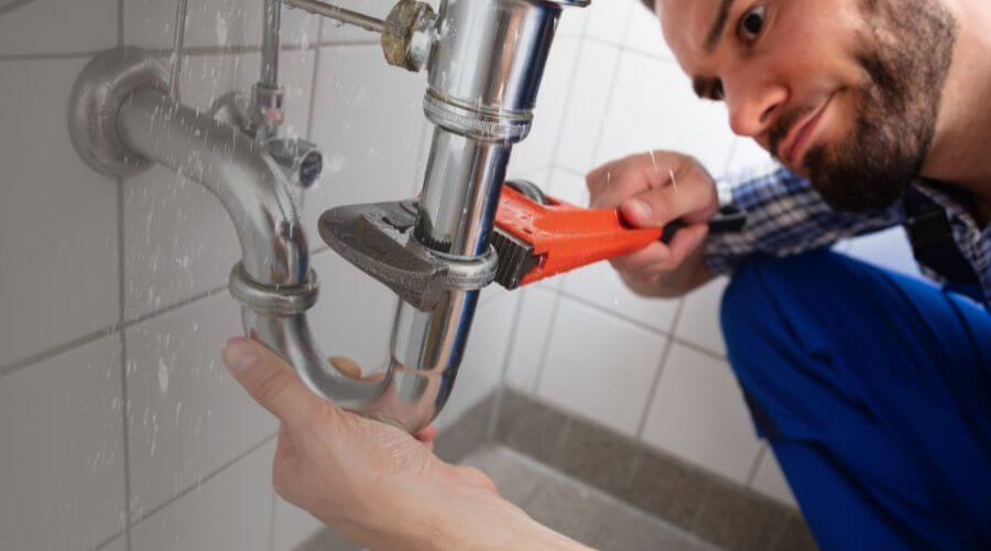 Toilet clog repair in Tripler Army Medical Center, HI